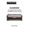 CRATE GLX1200H Podręcznik Użytkownika